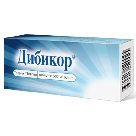 Дибикор таблетки 500мг №60 