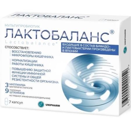 Лактобаланс капсулы 378мг №7 бад