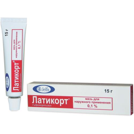 Латикорт мазь для наружного применения 0,1% 15г