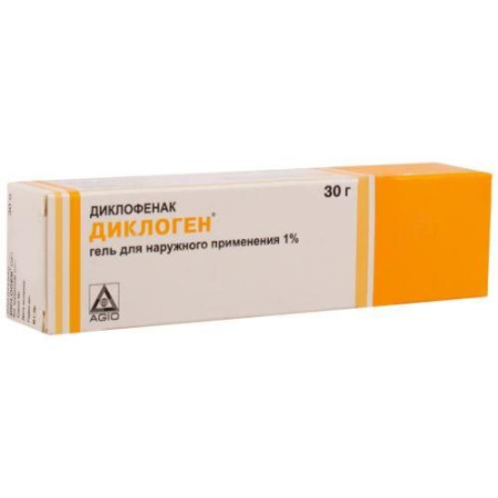 Диклоген гель для наружного применения 5% 30г