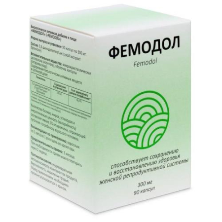 Фемодол капсулы 300мг №90 бад