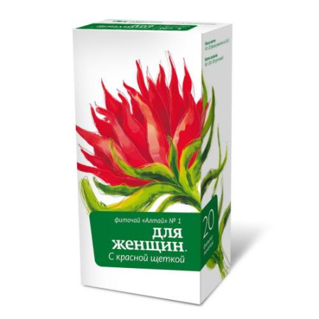 Алтай фиточай  №1 2г фильтра пакеты №30 для женщин с красной щеткой бад