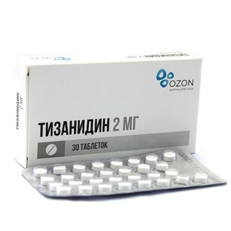Тизанидин таблетки 2мг №30
