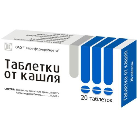 Таблетки от кашля таблетки №20