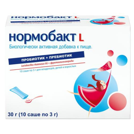 Нормобакт l порошок 3г №10 бад