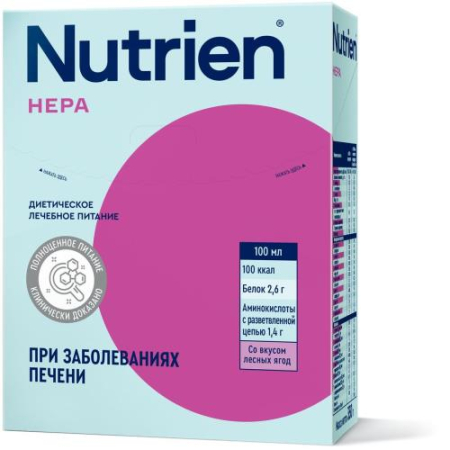 Нутриэн гепа смесь для энтерального питания 350г лесные ягоды