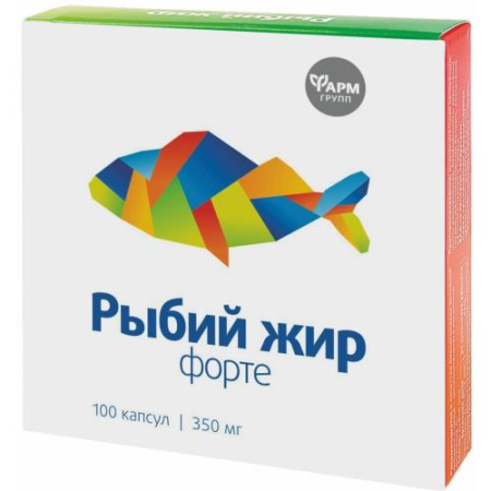 Рыбий жир форте капсулы №100/фармгрупп