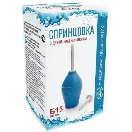 Альфапластик спринцовка пвх №15б 2 након
