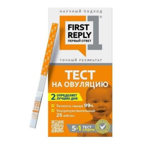 Первый ответ тест на овуляцию №6 (5 + 1)