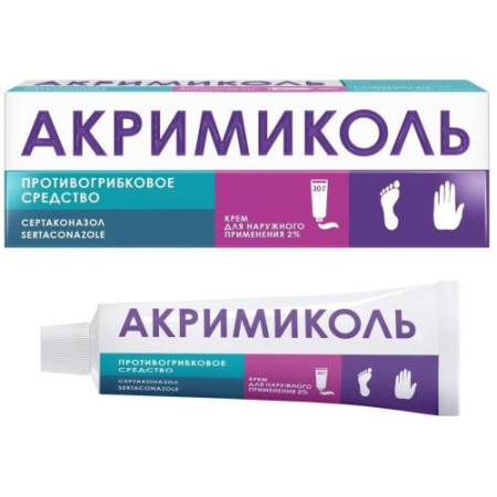 Акримиколь крем для наружного применения 2% 30г