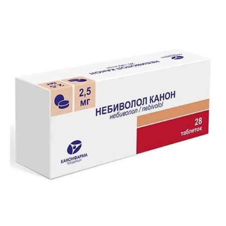 Небиволол канон таблетки 2,5мг №28