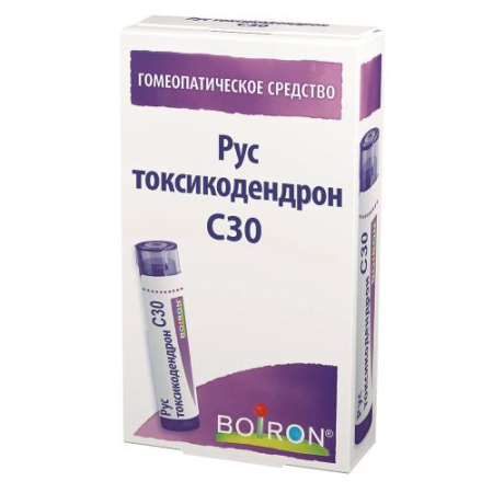 Рус токсикодендрон c30 гранулы гомеопатические 4г монокомп