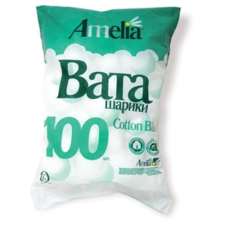 Амелия ватные шарики №100 (70г)