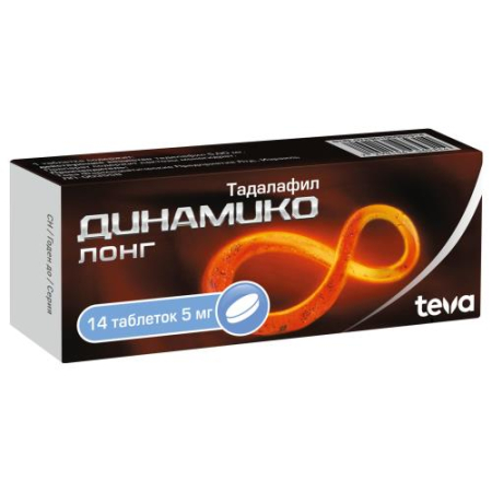 Динамико лонг таблетки покрытые пленочной оболочкой 5мг №14/тф