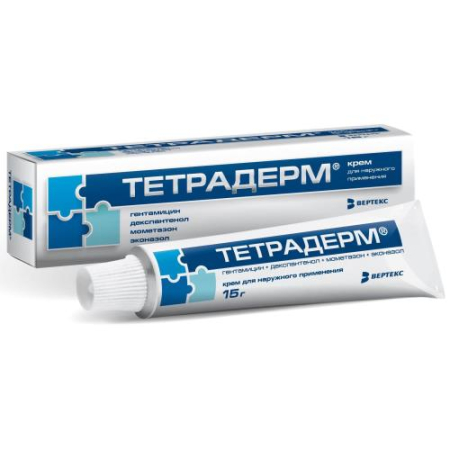 Тетрадерм крем для наружного применения 15г 