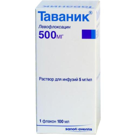 Таваник раствор для инфузий 0,5% 100мл