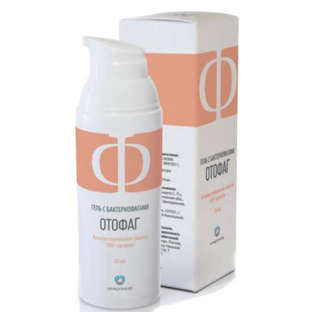 Отофаг гель 50мл с бактериофагами