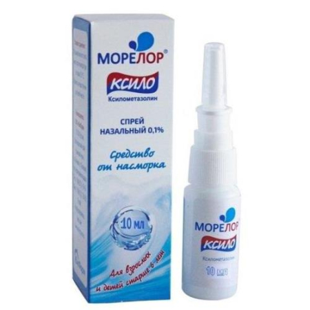 Морелор ксило спрей назальный 0,1% 10мл