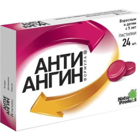 Анти-ангин формула таблетки для рассасывания №24