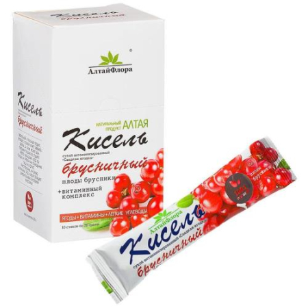 Алтайфлора кисель витамин. брусника 20г. сах.