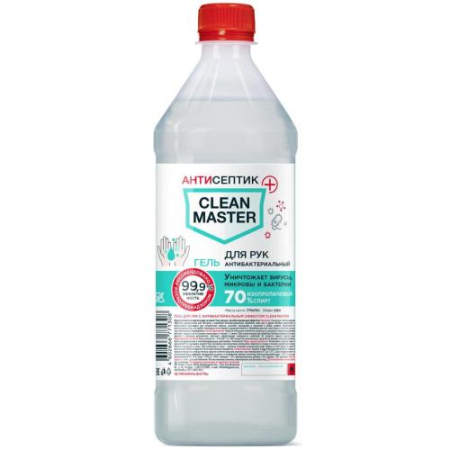 Клин мастер гель для рук 900мл антисептик а/бактер.
