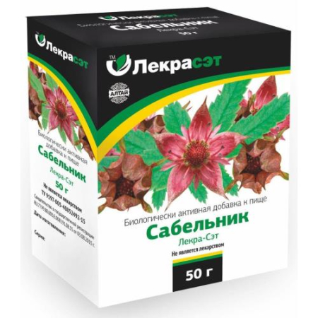 Сабельник болотный 50г. чайн. напиток бад /лекра-сэт/