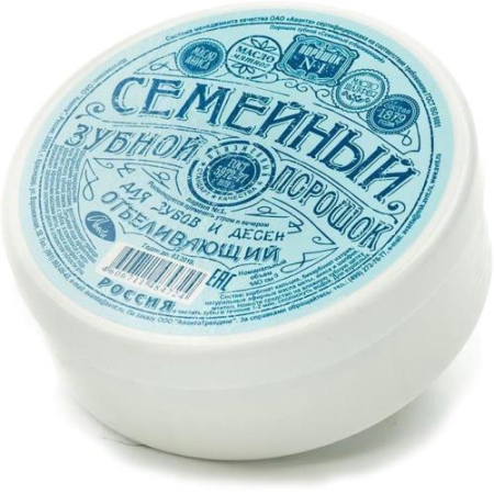 Аванта зубная порошок 140см3/60г семейный отбелив