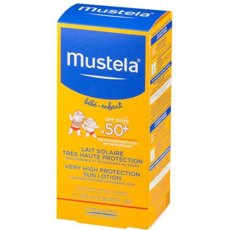 Мустела bebe молочко солнецезащит. spf50 +  100мл. [mustela]