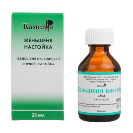 Женьшеня  настойка 25мл