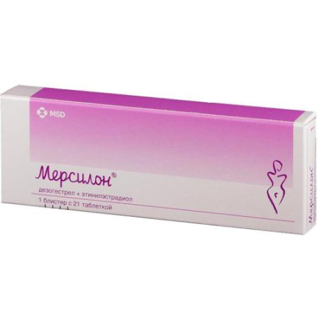 Мерсилон таблетки 0.15мг + 0.02мг №21